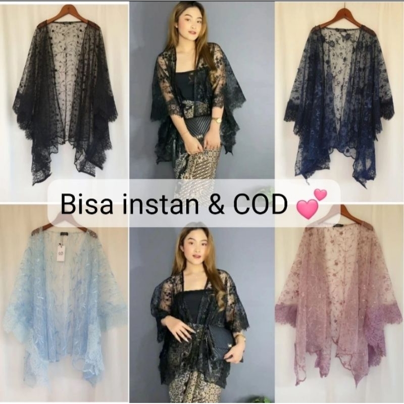 CARDY BROKAT OUTER KEBAYA MODERN PESTA TULE KONDANGAN BROKAT MODERN KEKINIAN