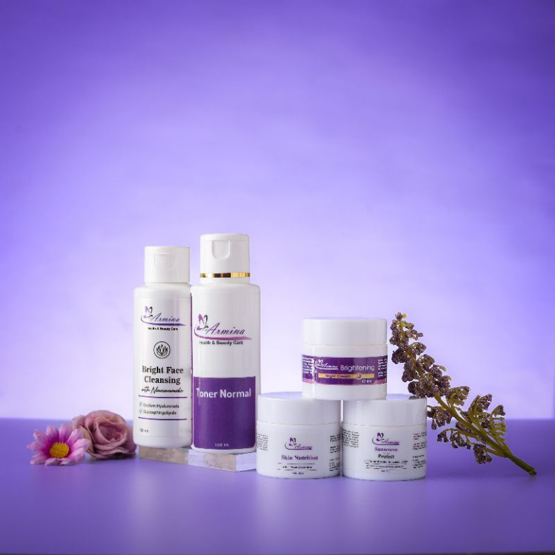 ARMINA PAKET SKINCARE BRONZE WHITENING ATASI WAJAH KUSAM
