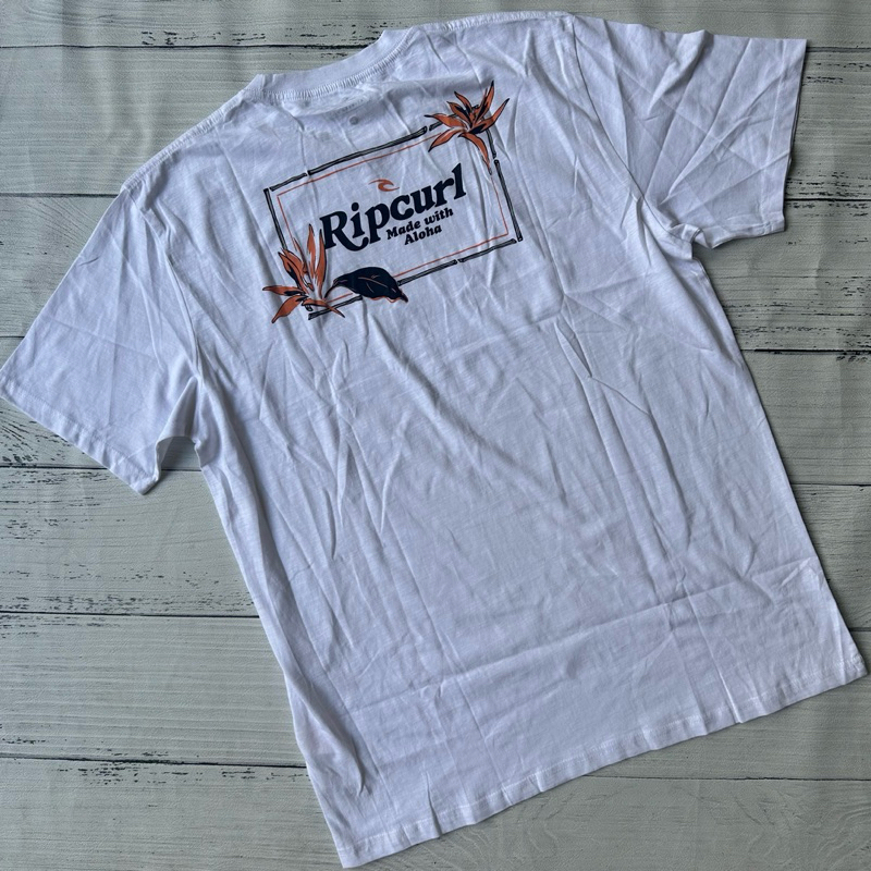 RIPCURL baju kaos putih NEW ORIGINAL 100%