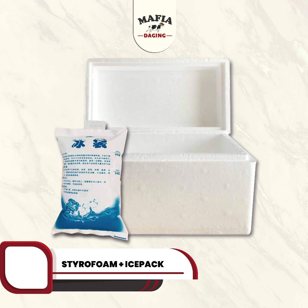 

[Mafia Daging] Styrofoam 5kg & Ice Pack Gel 400ml