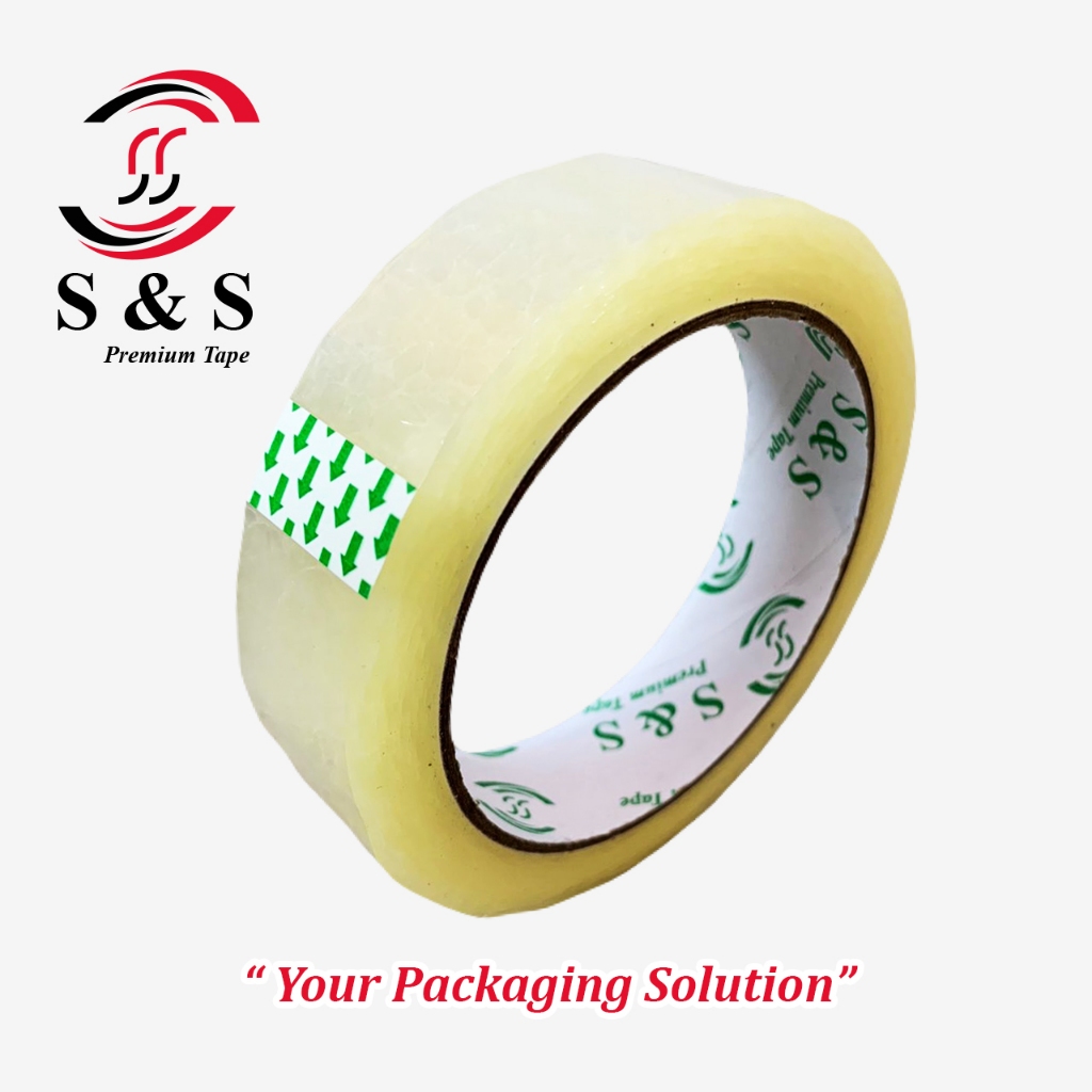 

SOLASI/ISOLASI/SOLATIP/LAKBAN BENING 1 INCH 24MM 72 YARD S&S PREMIUM TAPE KUALITAS PREMIUM