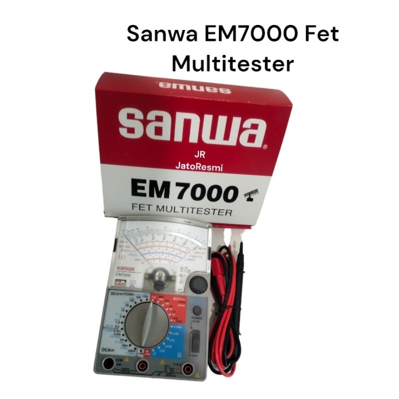 Sanwa EM7000 Multitester Analog Fet Tester Made In Japan Avometer Analog EM7000 Sanwa