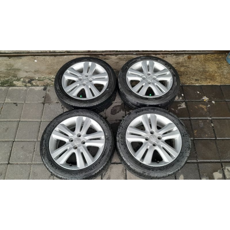 VELG SEKEN MOBIL OEM COPOTAN JAZZ RS RING 16 BAUT 4X100 + BAN BONUS