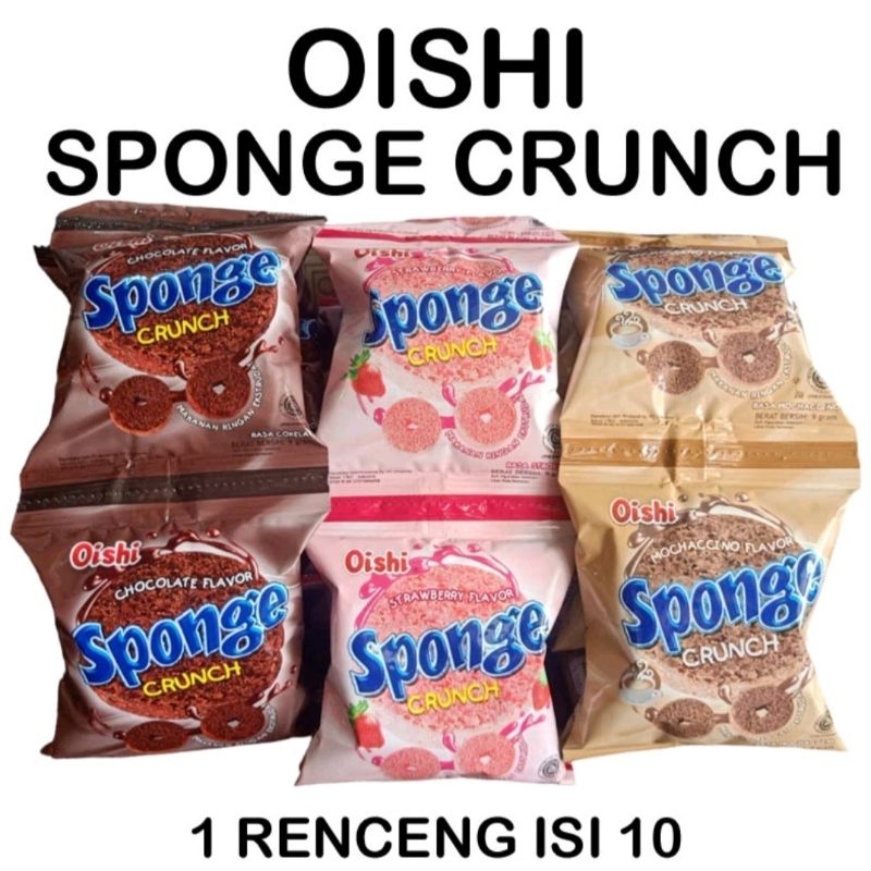 

OISHI SPONGE CRUNCH Renceng Isi 10