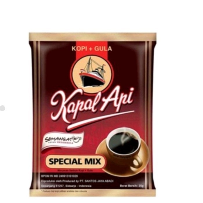 

Kopi Kapal Api Spesial Mix 1 Sashet / Saset / Pc