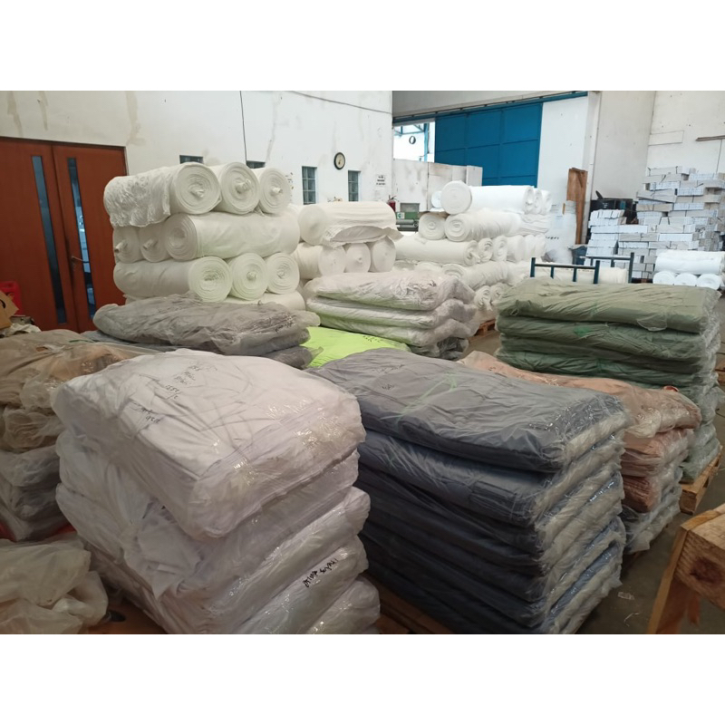 KAIN LOTTO/ LOTTO ELVANA/BAHAN LOTTO CELANA OLAHRAGA TRAINING/LOTTO SARUNG KURSI-PER ROLL