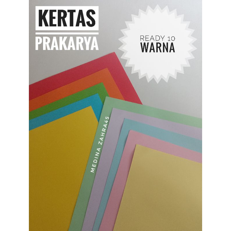 

Kertas HVS Warna-warni Untuk Prakarya Kertas Warna All Purpose