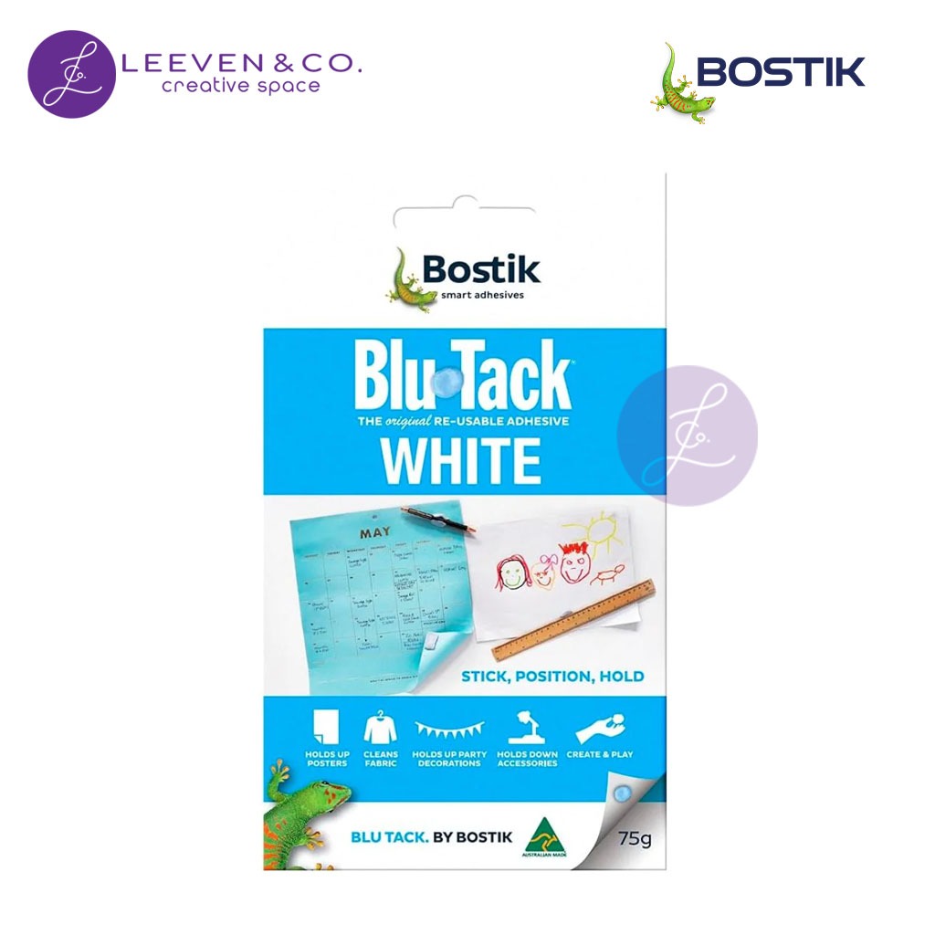 

BOSTIK BLU TACK REUSABLE ADHESIVE WHITE 75G