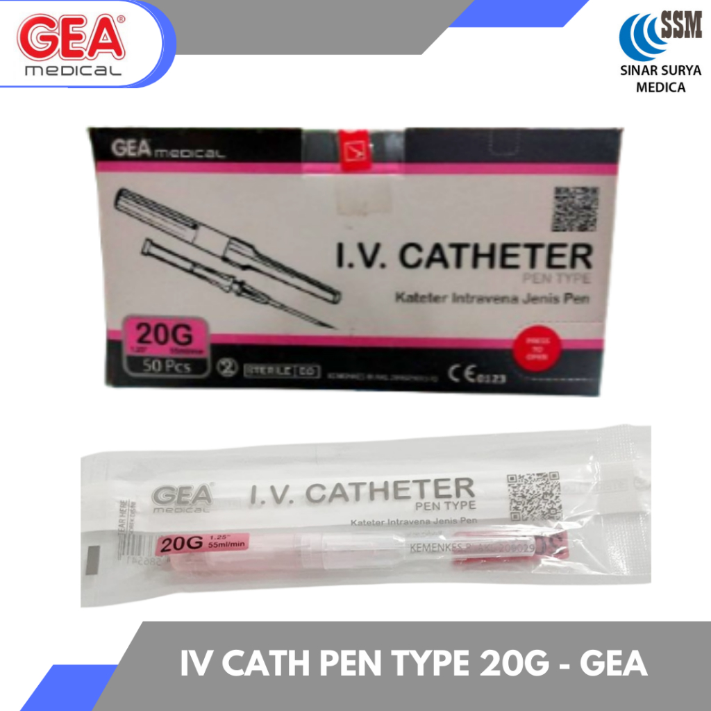 GEA I.V Catheter Penlike - Jarum Infus - Kateter Penlike - 20G