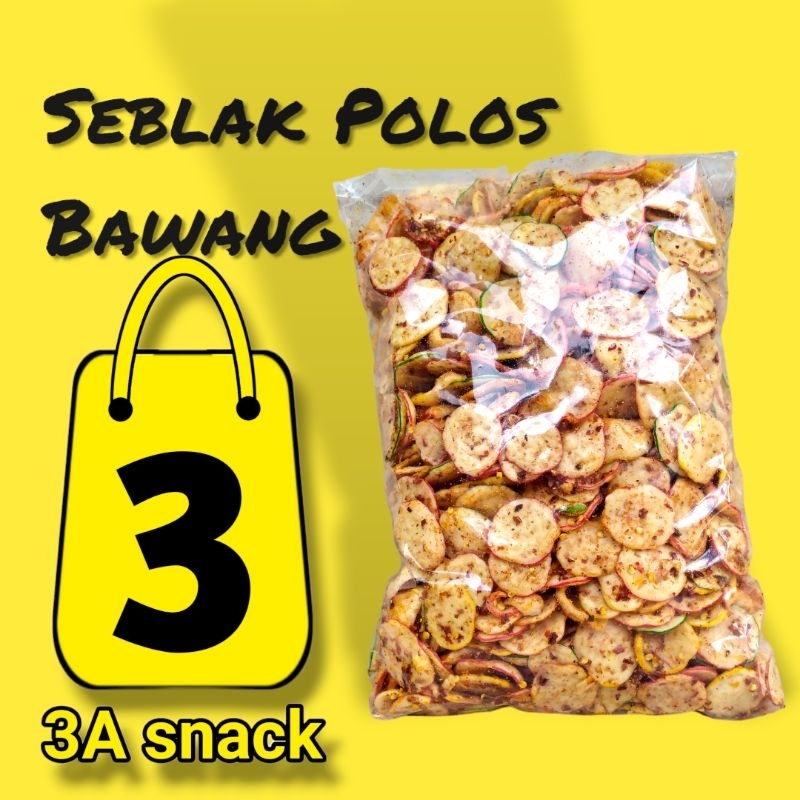 

Seblak Kering Pedas Rasa Bawang (1kg) extra daun jeruk