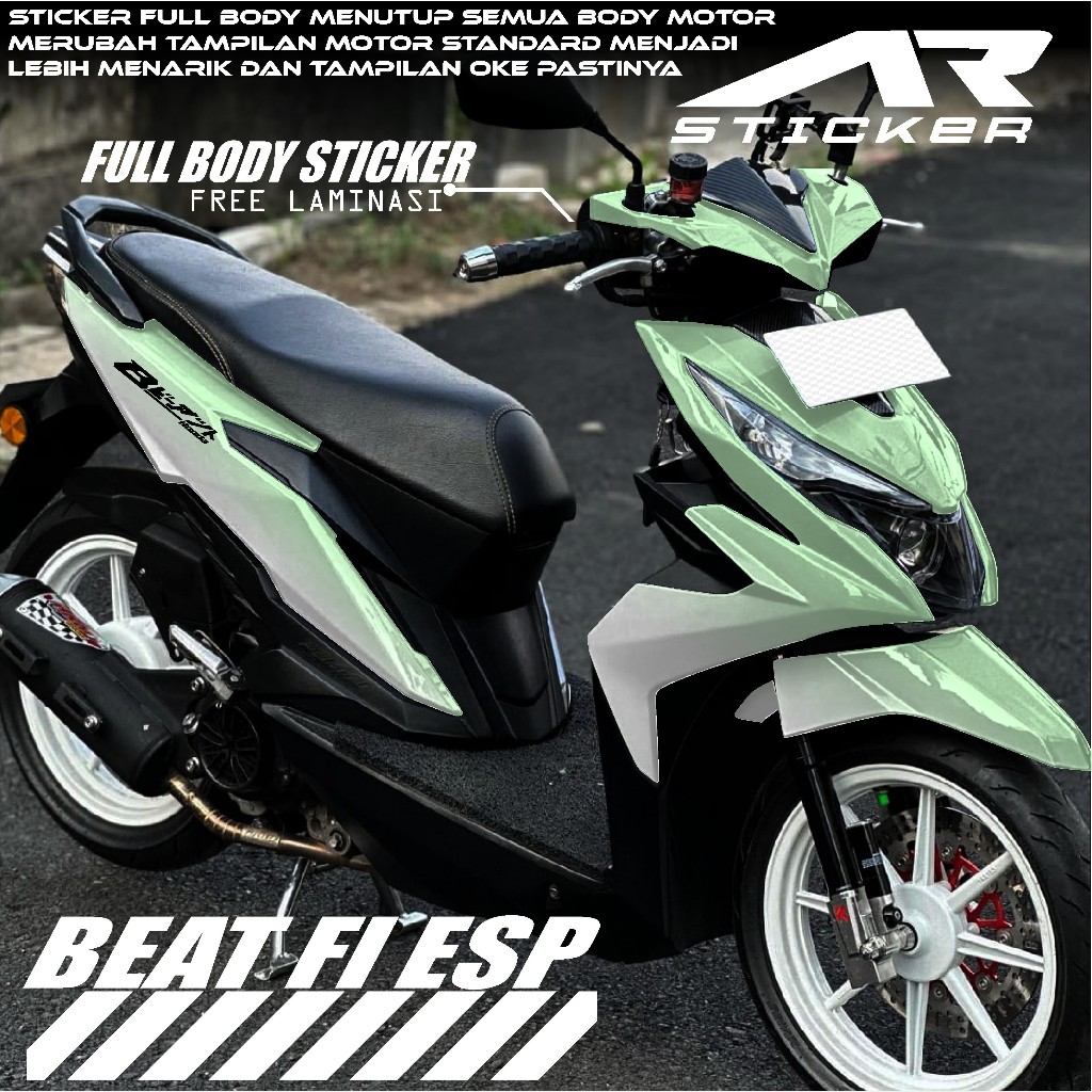 (COD) Decal Sticker BEAT ESP  2016 2017 2018 2019  Stiker Beat Full body Desain GRADASI