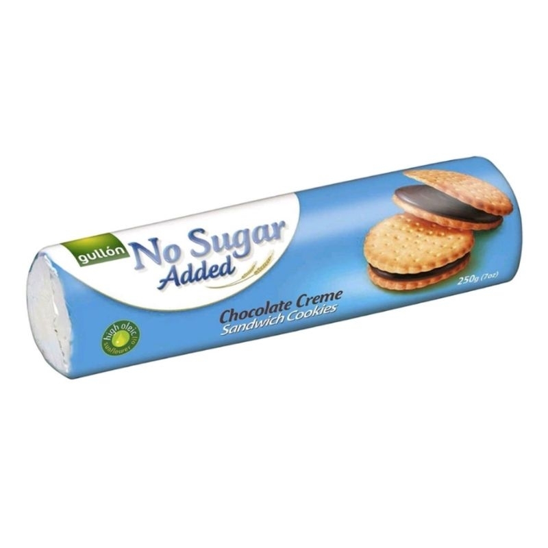 

Gullon Chocolate Creme. Sandwich Cookies. 250g Sugar Free. Biskuit Bebas Gula