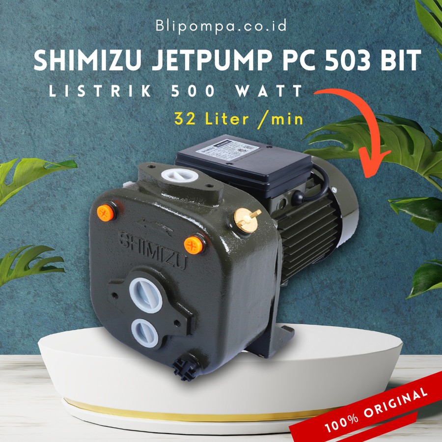 SHIMIZU PC-503 BIT JET PUMP 500 Watt / POMPA AIR SUMUR DALAM
