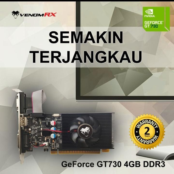 VGA VENOMRX Geforce GT 730 4GB - VenomRX GT730 4GB DDR3