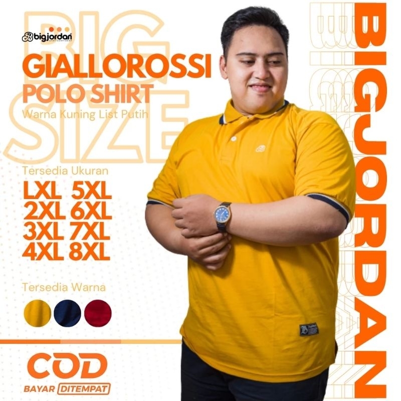 BAJU KAOS JUMBO POLO SHIRT PRIA BIGSIZE XXL XXXL XXXXL XXXXXL kaos polo jumbo
