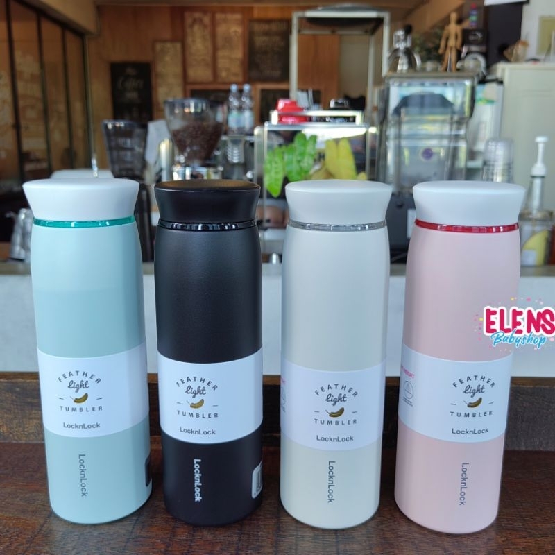 Lock & Lock Feather Light Tumbler botol minum stainless mug 450ml