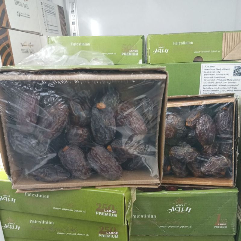 

1 kg kurma medjol palestinian large premium al-rwad