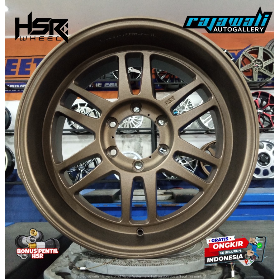 VELG MOBIL NEW PAJERO FORTUNER STRADA HILUX TRITON DLL HSR BOOKO BLY RING 18 BRONZE