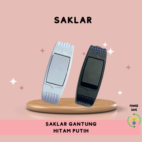 SAKLAR GANTUNG/SAKLAR GANTUNG HITAM PUTIH/CETEKAN/SAKLAR ON OFF/SAKLAR LAMPU MURAH