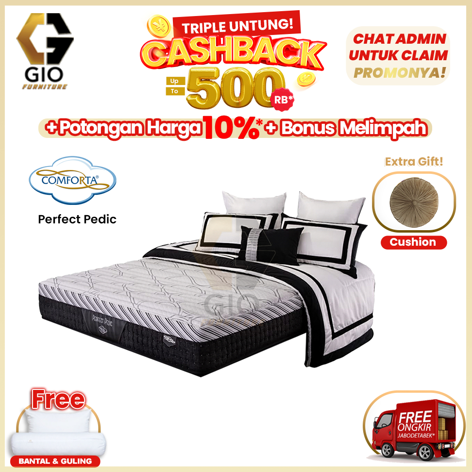 Kasur Comforta Perfect Pedic / Comforta Spring Bed Perfect Pedic (Hanya Kasur)