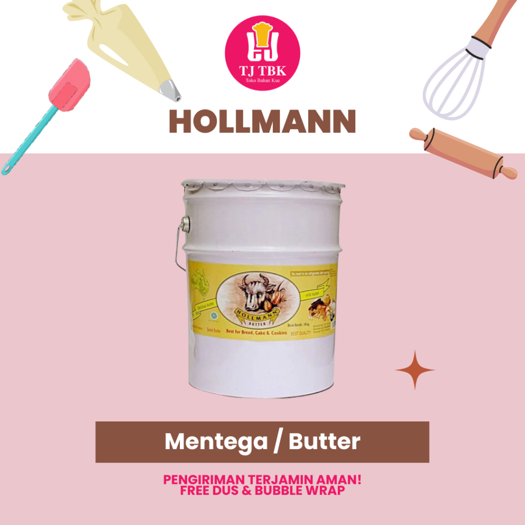 

Hollmann Butter 500gram & 1kg (Repack) Toko Bahan Kue TJ