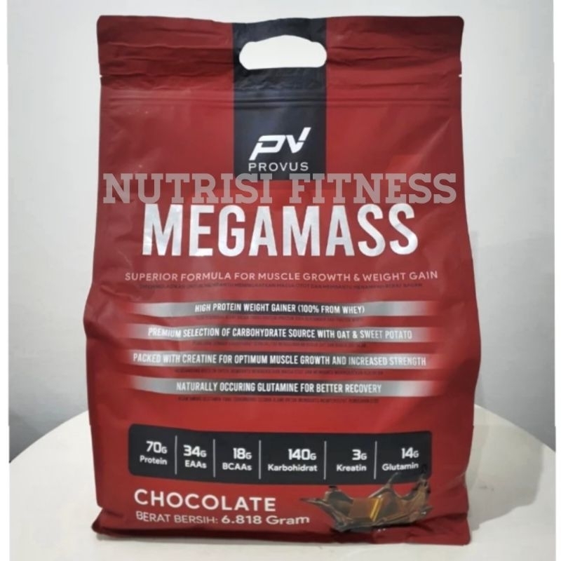 Provus Mega Mass 15 lbs mass gainer PV Megamass 15lbs BPOM HALAL