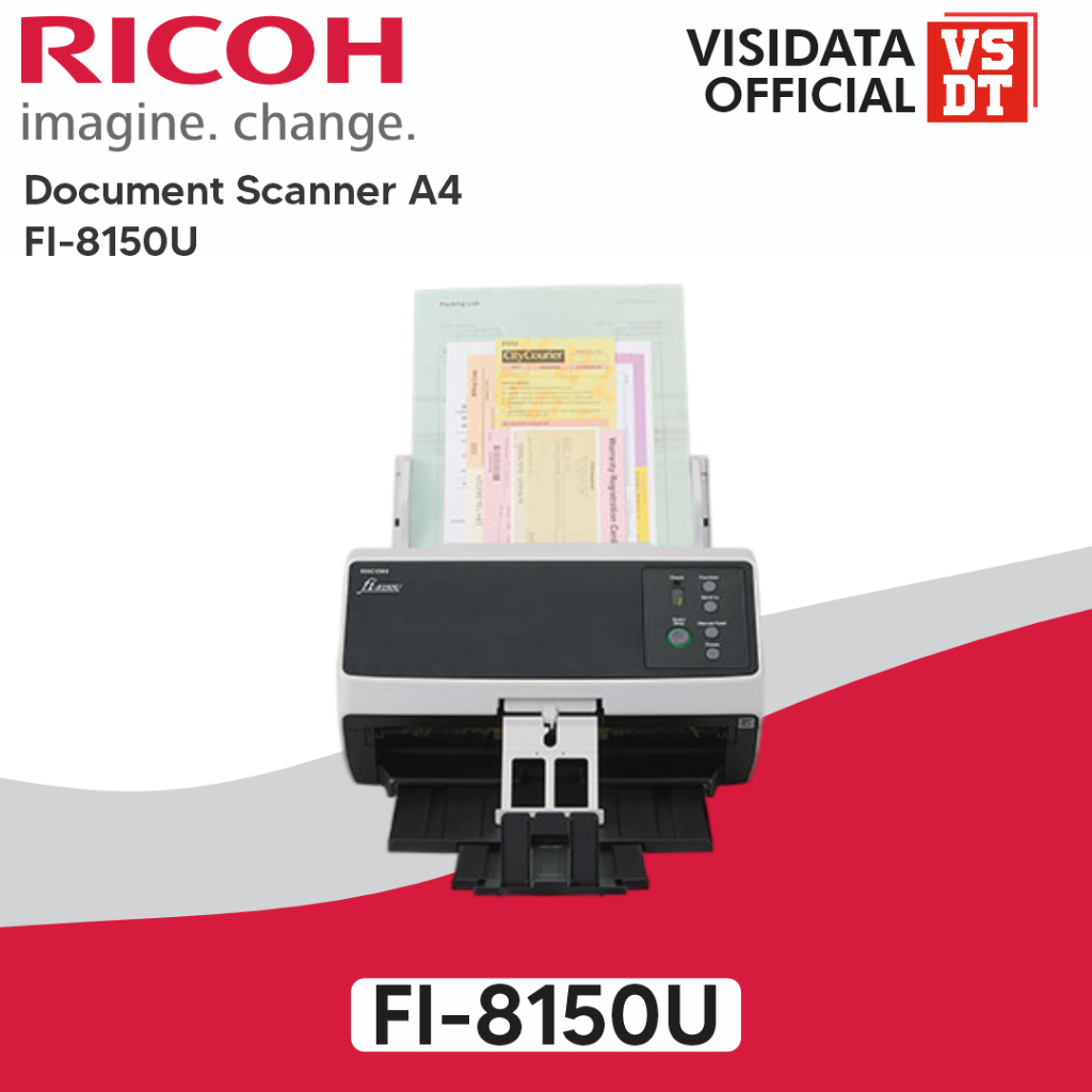 RICOH FI-8150U Document Scanner A4 Scan fi8150U | Garansi Resmi
