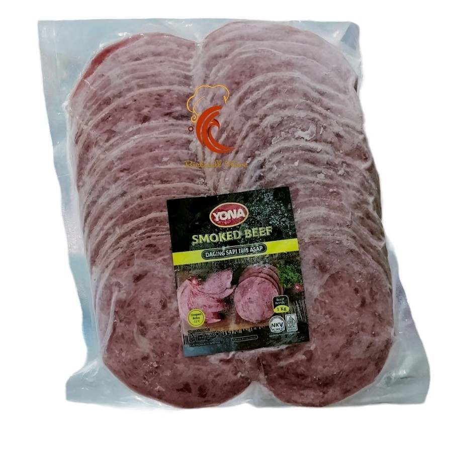 

Yona Smoked Beef 1 Kg Daging Iris Asap