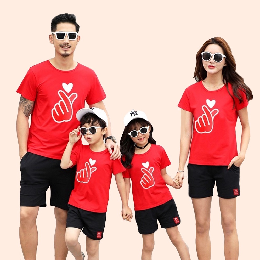 XPRESS MYSTIQUEID  BAJU KAOS KELUARGA SARANGHAE  FAMILY  COUPLE  TSHIRT ANAK