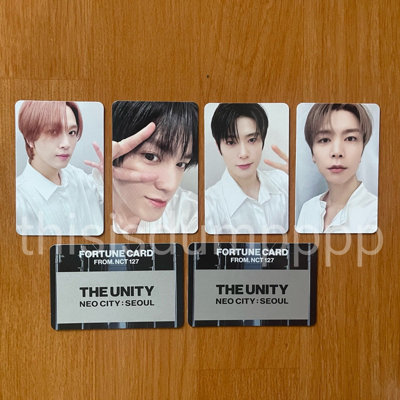 [READY INA] Fortune Scratch Card The Unity Set Unsealed haechan Taeyong Jaehyun Johnny