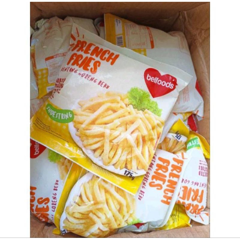 

Kentang goreng belfoods kentang goreng beku shoestring 175gr