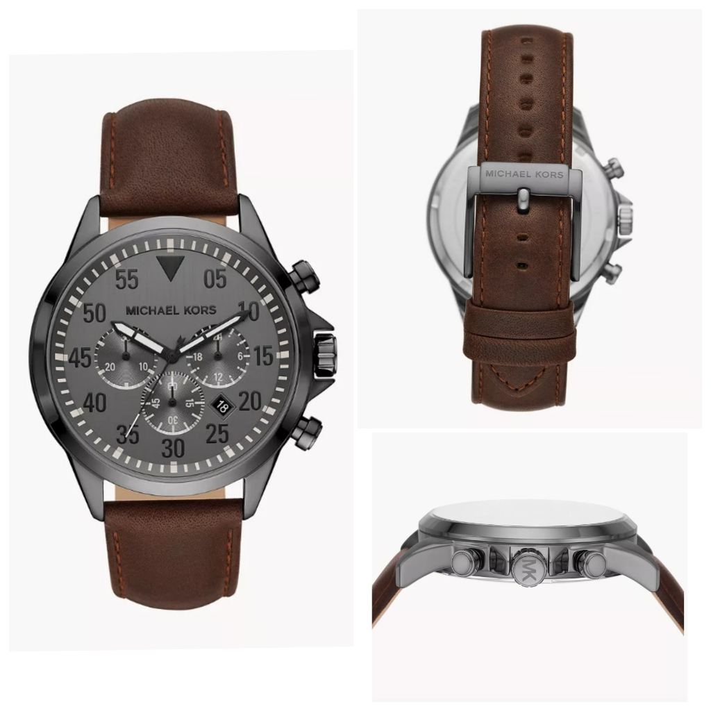 Jam MK8863 Thompkins Leather Dark Brown 40mm