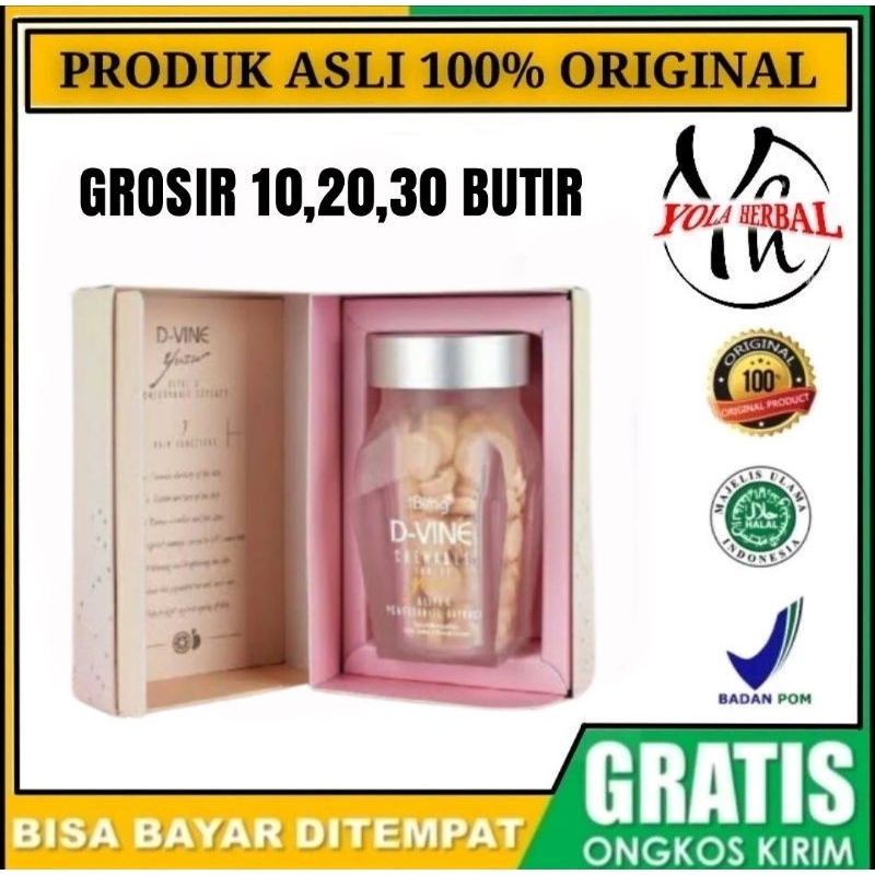 d vine collagen original 100% asli D vine Collagen 100% Asli Original Official