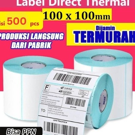 

XG34448 LABEL STICKER THERMAL 1 X 1 BARCODE 1X1
