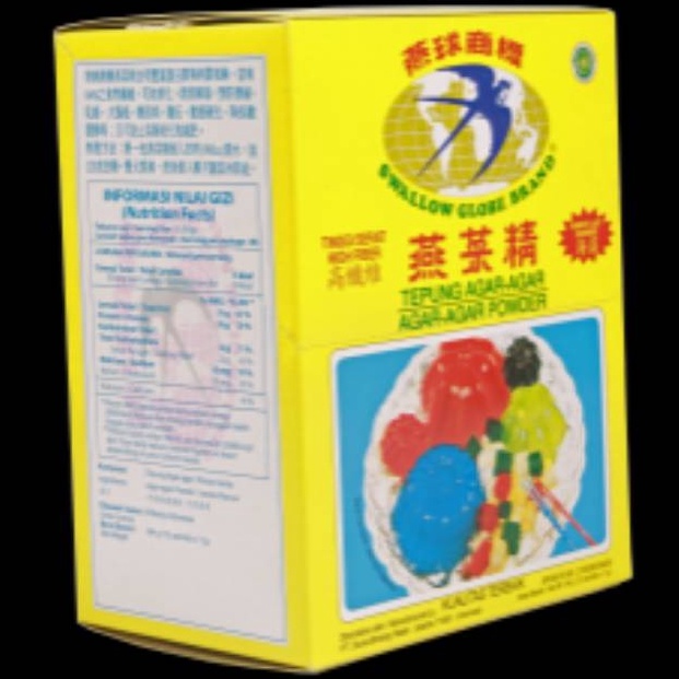 

HEMAT PROMO Agar agar swallow globe brand 12 x 7g