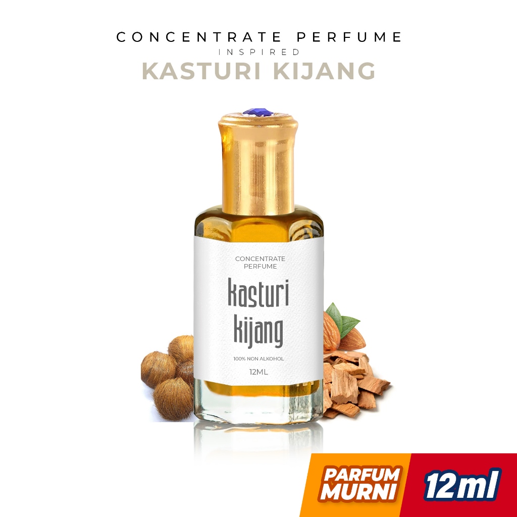 Parfum KASTURI KIJANG Minyak Wangi Bibit Murni - Non Alkohol
