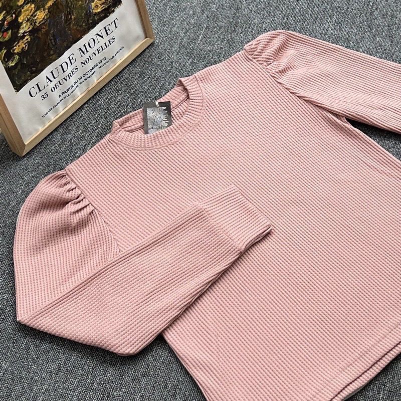 KAOS RIB TANGAN BALON / KAOS RIB PREMIUM LENGAN BALON PEEMIUM SOFT / KAOS RIB PREMIUM TANGAN BALON /