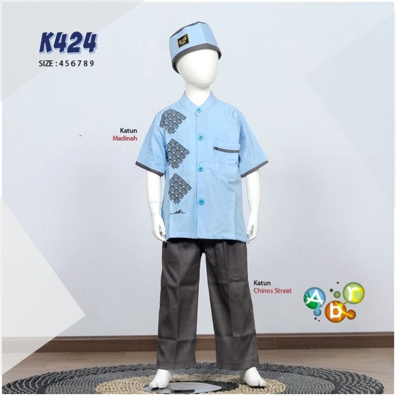 Koko Anak ABR "K. 424" / Baju Muslim Anak (1kg = 2 set)