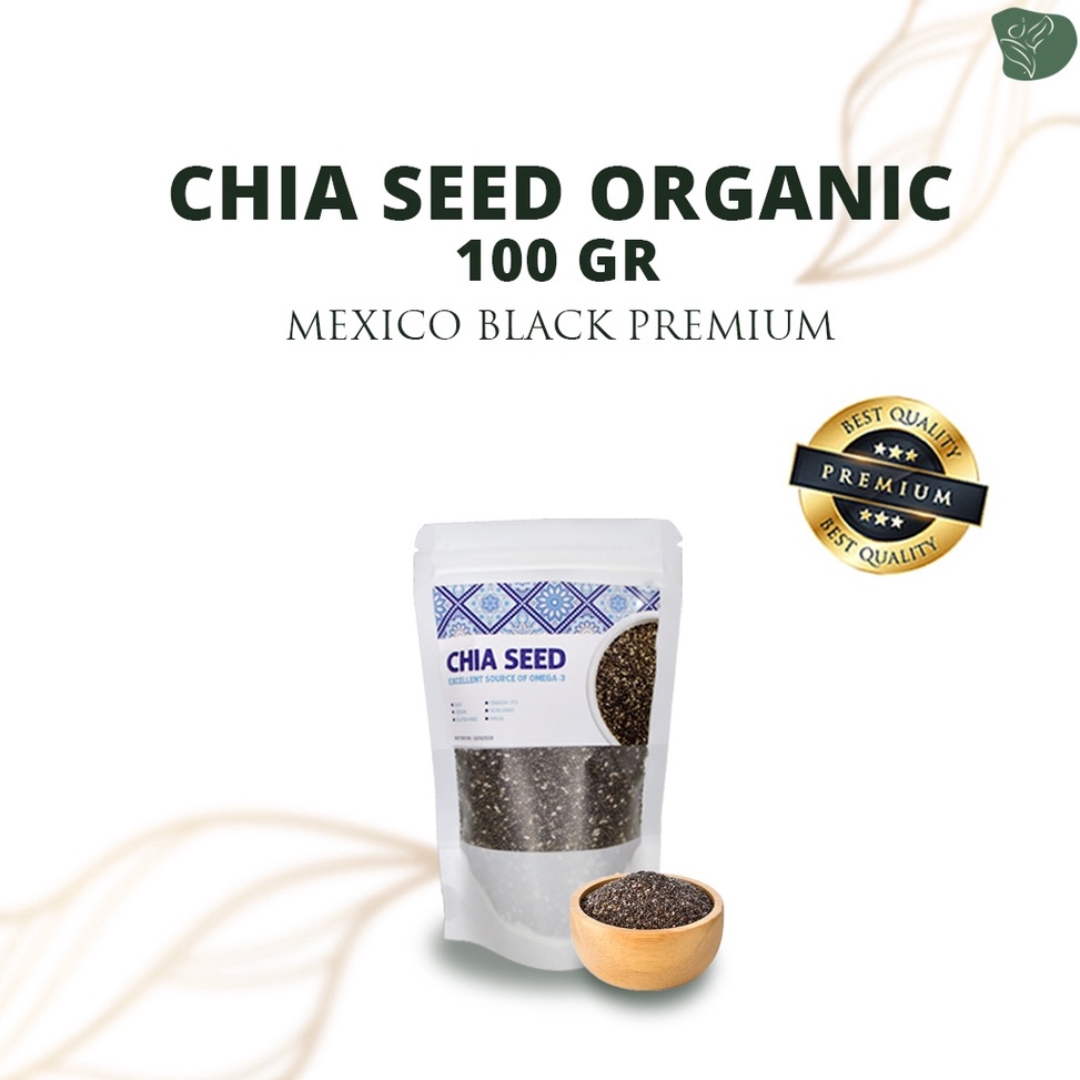 

GROSIR MURAH chia seed original 1gr cia seed organik black chia biji chia asli chiaseed selasih chia sead