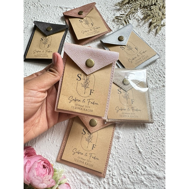 

souvenir amplop card holder tempat kartu greta amplop mini angpao souvenir minimal 100 pcs