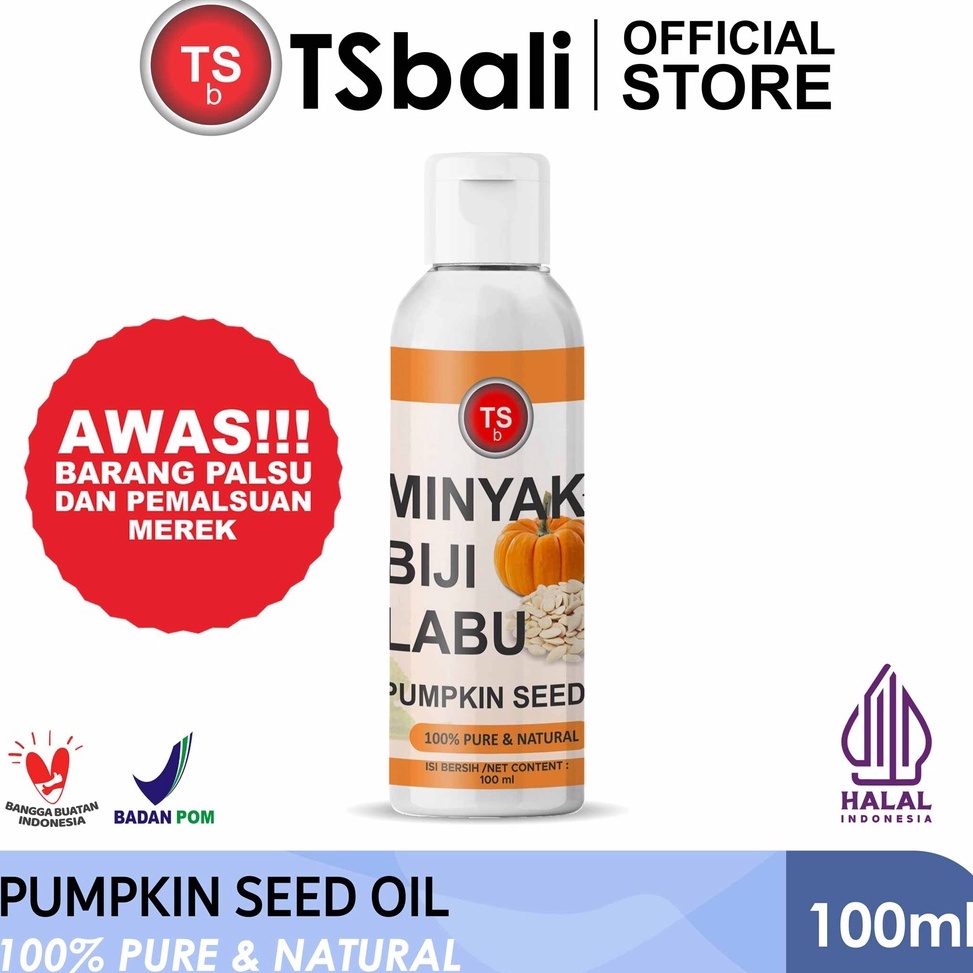 

Swip up TSb Minyak Biji Labu Pumpkin Seed Oil Food Grade Unrefined Cold Pressed 1ml