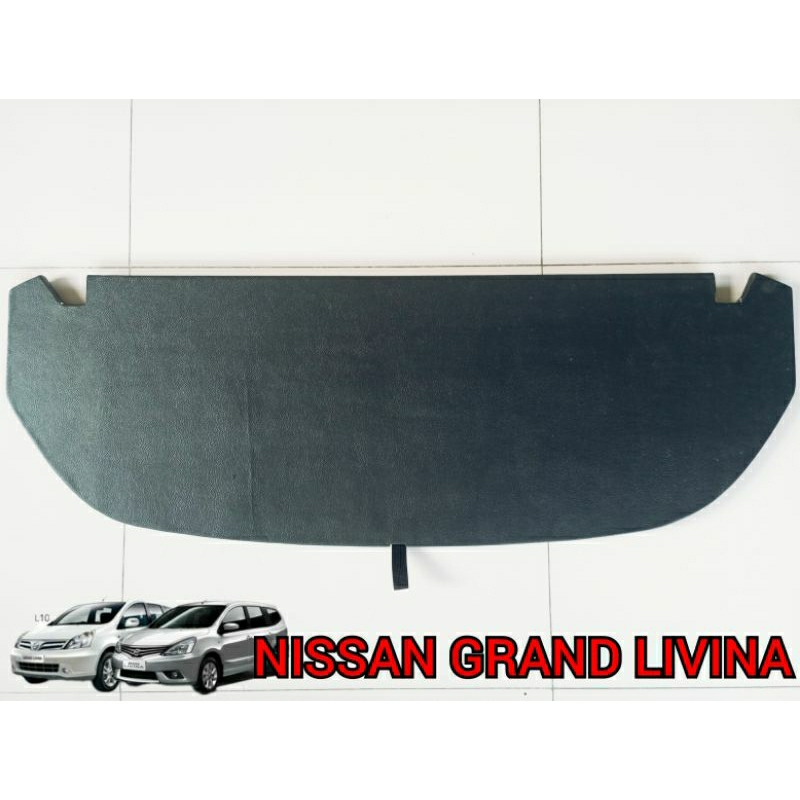 tatakan bagasi nissan grand livina, tutup bagasi nissan grand livina, cover bagasi nissan grand livi