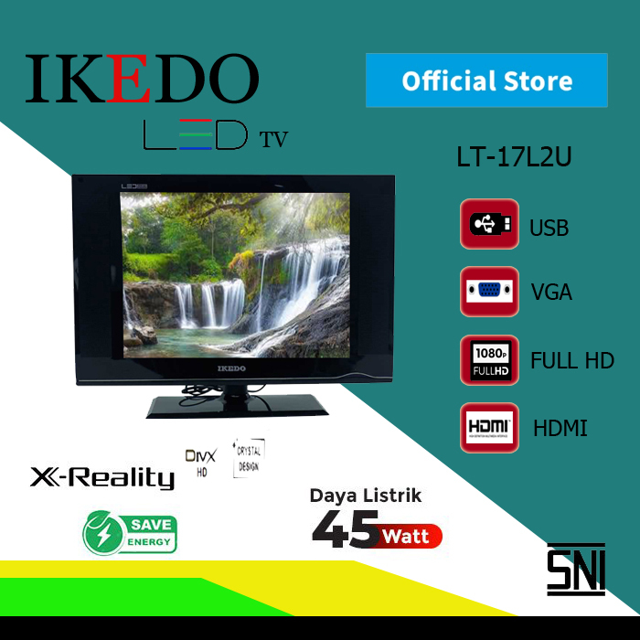 TV LED IKEDO LT-17L2U FULL HD DISPLAY MURAH TERBARU