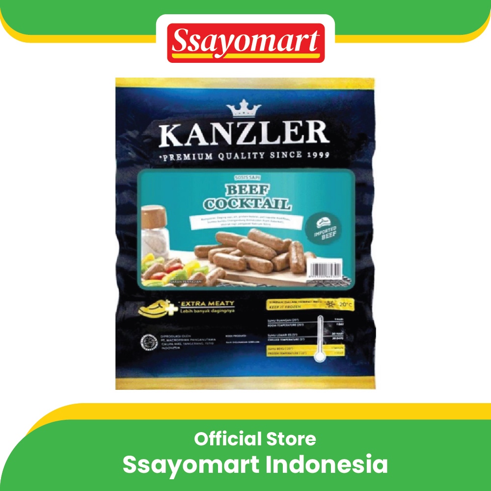 

Kanzler Sosis Beef Cocktail 250gr