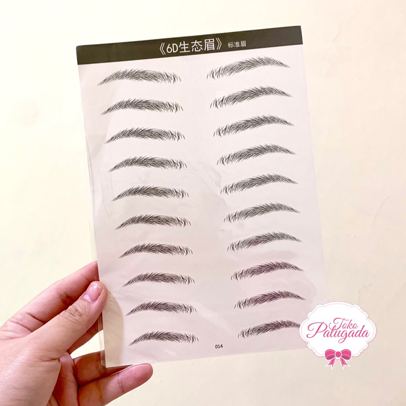 Sticker Alis - Stiker Alis - Cetakan Alis Sticker Viral - Alis Wanita