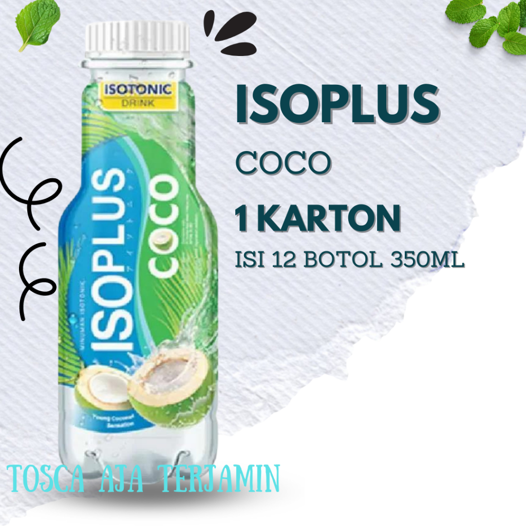 

Minuman ISOTONIC | ISOPLUS Coco 1 Karton isi 12 Botol 350ML