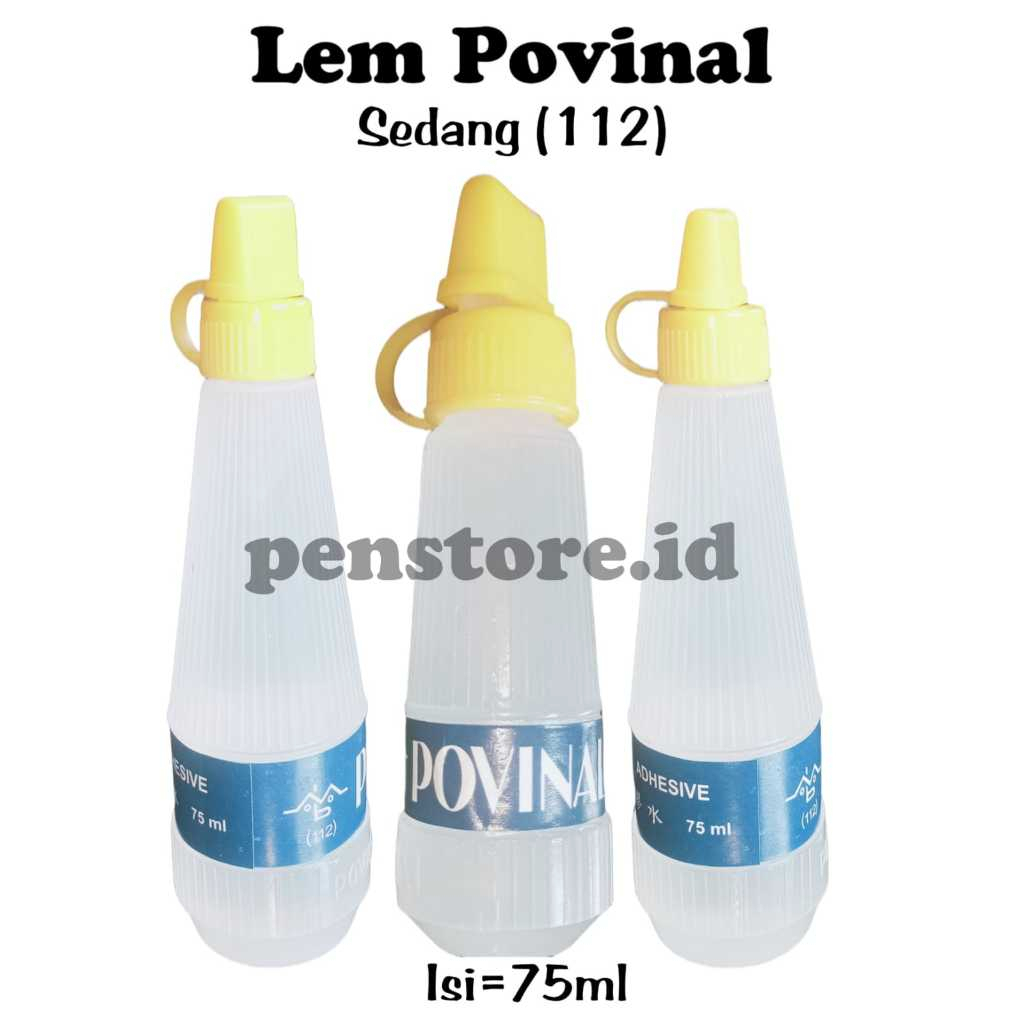 

Lem Povinal 112 tgg 75ml / Lem kertas cair