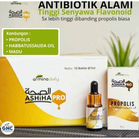 

MADU PROPOLIS HABBATUSAUDA ARMINADAILY PROPOLIS ASHIHA PRO ANTIBIOTIK ALAMI