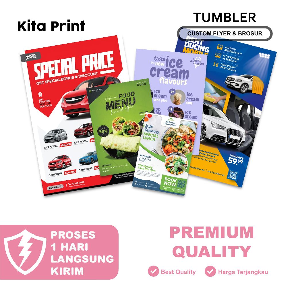 

Cetak Brosur Flyer Custom | Print Brosur 2 Sisi Cetak Flyer Murah 1 Sisi dan 2 Sisi Brosur Free Design