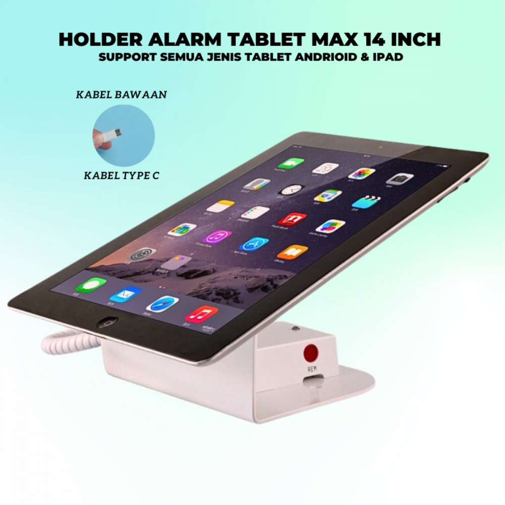 Display Alarm Pengaman Hp Tablet Android